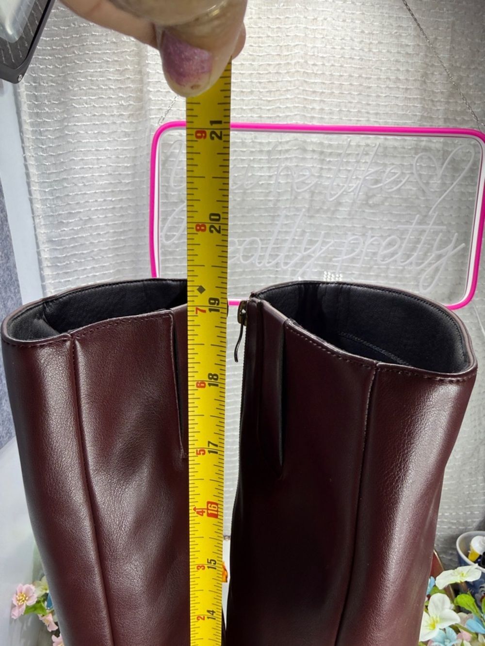 (W9) Wet Kiss knee-high boots-Pointed toe,low heel and side zip,full women's 8.5 - Picture 8 of 15